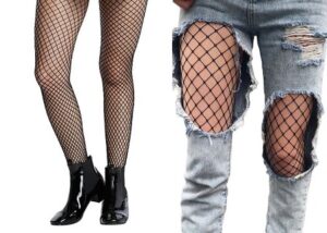 Black Fishnet Fencenet Pantyhose Stockings Standard / Plus Size