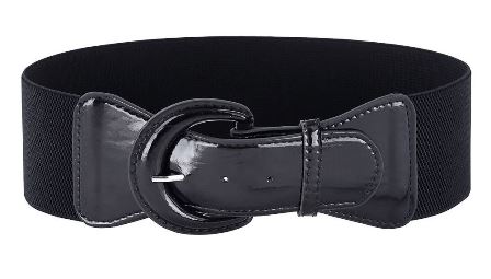 Black Retro Rockabilly Belt