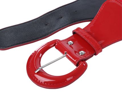 Red Retro Rockabilly Belt
