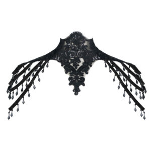 Black Lace Gothic Burlesque Steampunk Collar