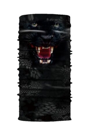 Face Mask Black Tiger