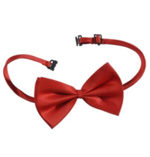 Red Mini Bow Tie Costume Accessory