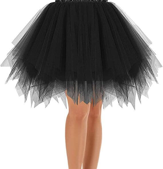 Black layered Tutu Skirt