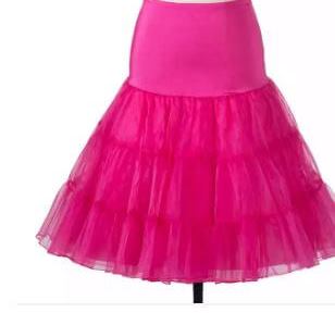 Pink Crinoline Layered Retro Petticoat