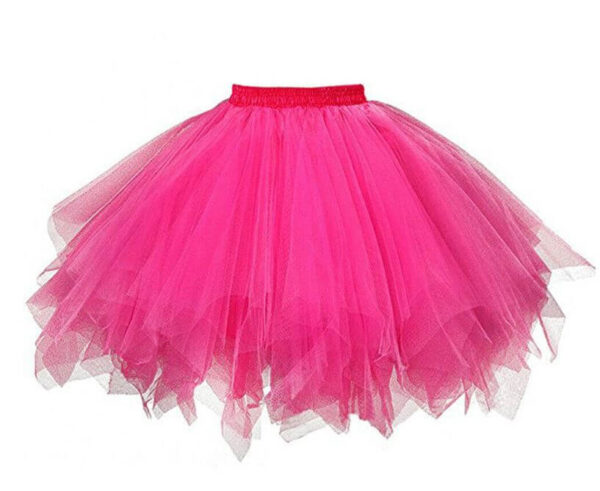 Pink Tulle Tutu Skirt Petticoat